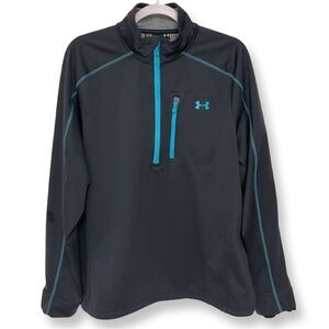 Under Armour Storm ❗️1/4 Zip Cold Gear Jacket Pullover Men’s Large Black